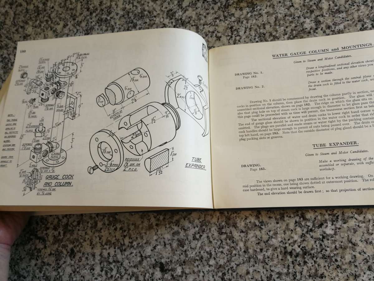MacGIBBONS PICTORIAL DRAWING BOOK FOR MARINE ENGINEERS  STEAM and MOTOR  1959 ships