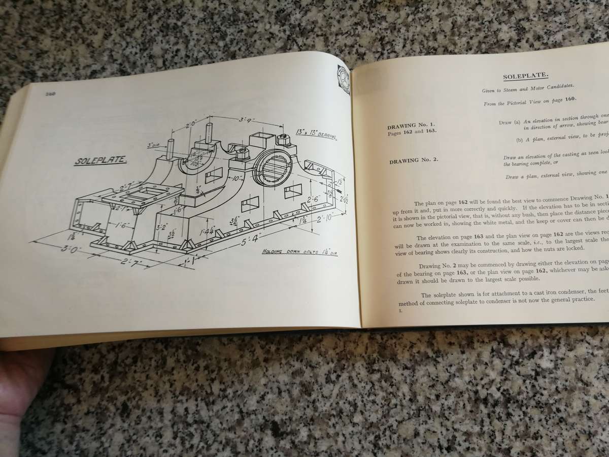 MacGIBBONS PICTORIAL DRAWING BOOK FOR MARINE ENGINEERS  STEAM and MOTOR  1959 ships