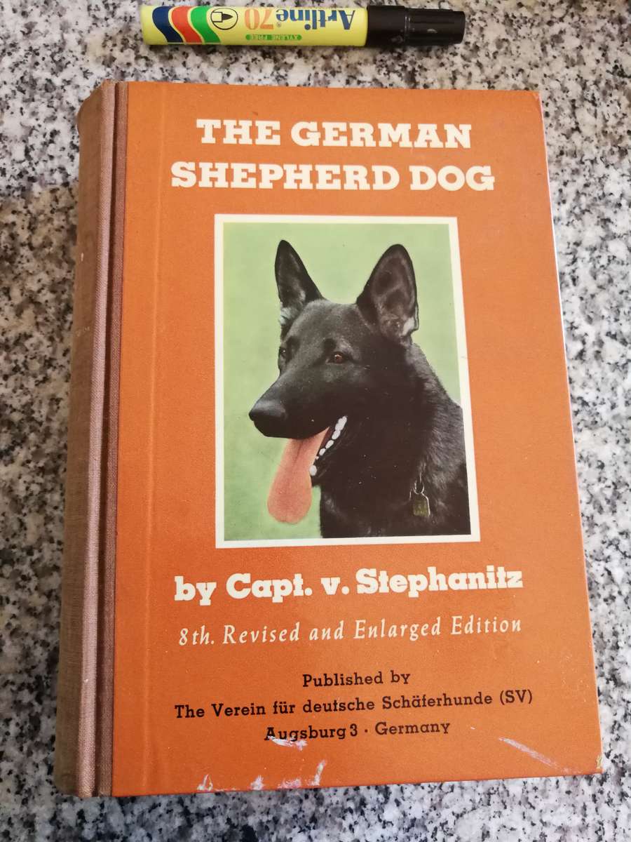 THE GERMAN SHEPERD DOG by Capt. v STEPHANITZ 8th Revised and Enlarged Edition