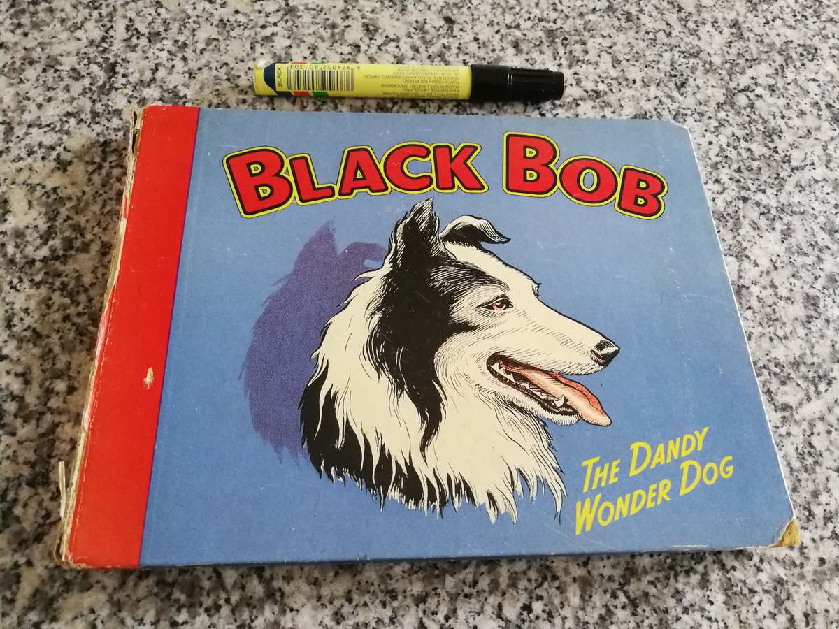 BLACK BOB THE DANDY WONDER DOG  published around 1950