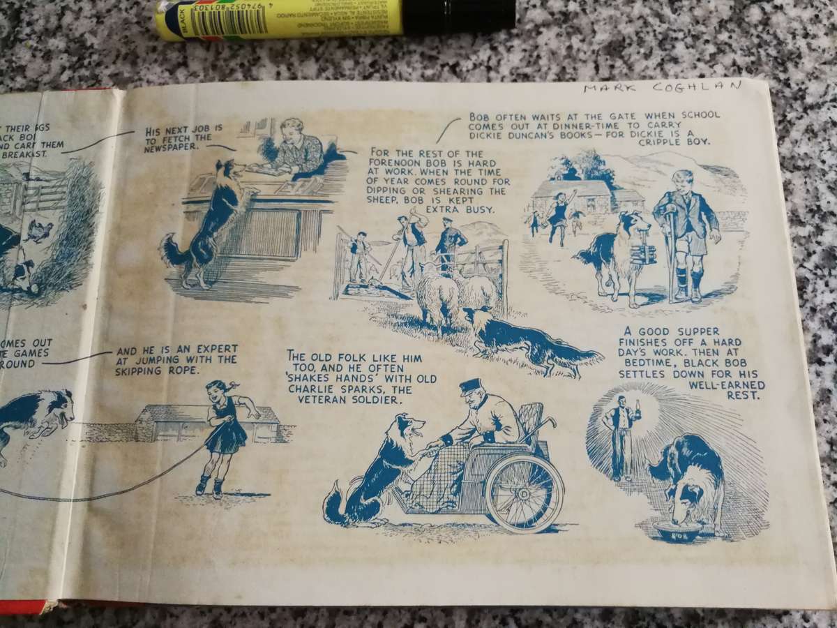 BLACK BOB THE DANDY WONDER DOG  published around 1950