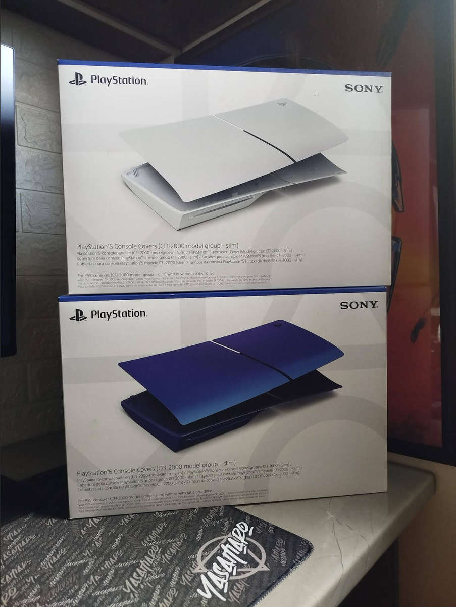 PS5 Slim CHROMA PEARL Covers (NEW/SEALED)