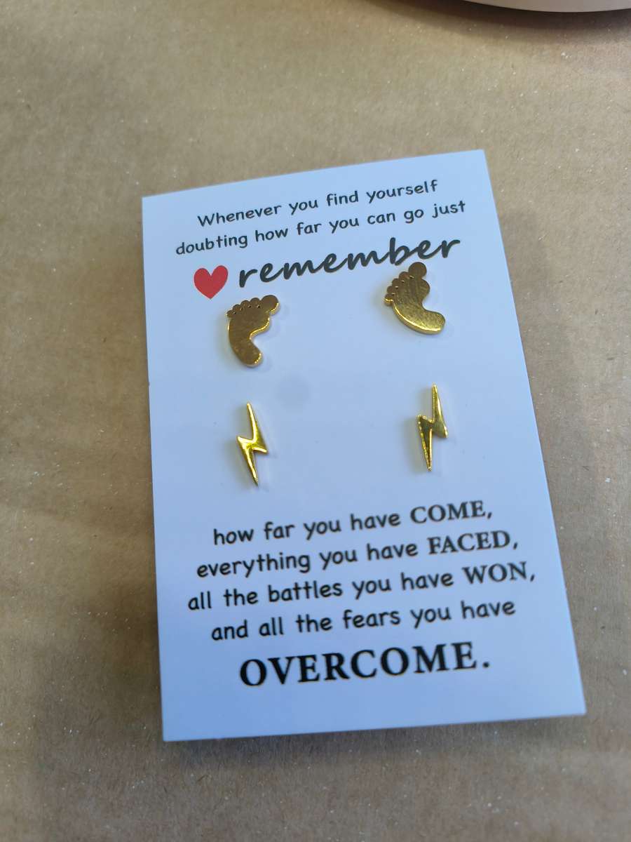 x2 Set GENUINE STAINLESS STEEL  Earrings  - DO NOT FADE