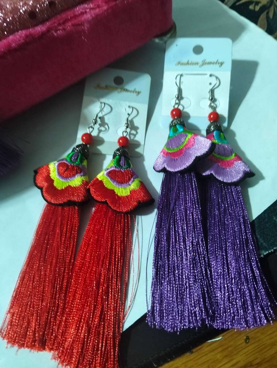 x3 Fashion Bohemian Earrings Vintage Boho Long Tassel
