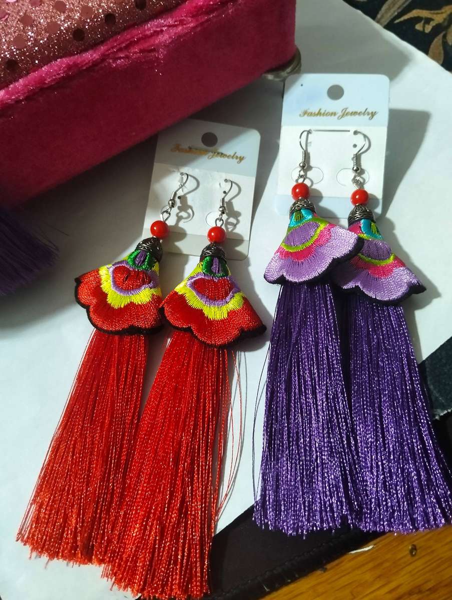 x3 Fashion Bohemian Earrings Vintage Boho Long Tassel