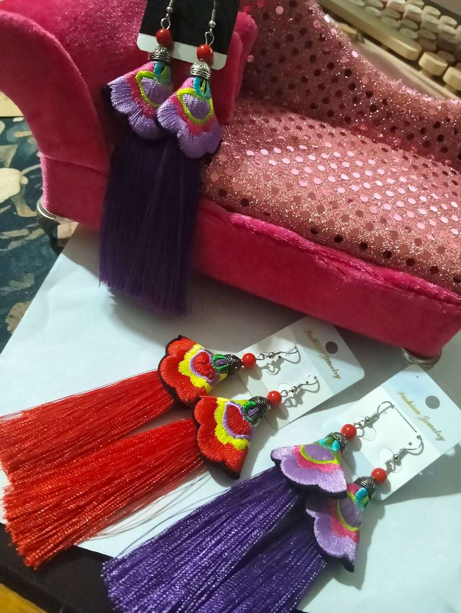 x3 Fashion Bohemian Earrings Vintage Boho Long Tassel