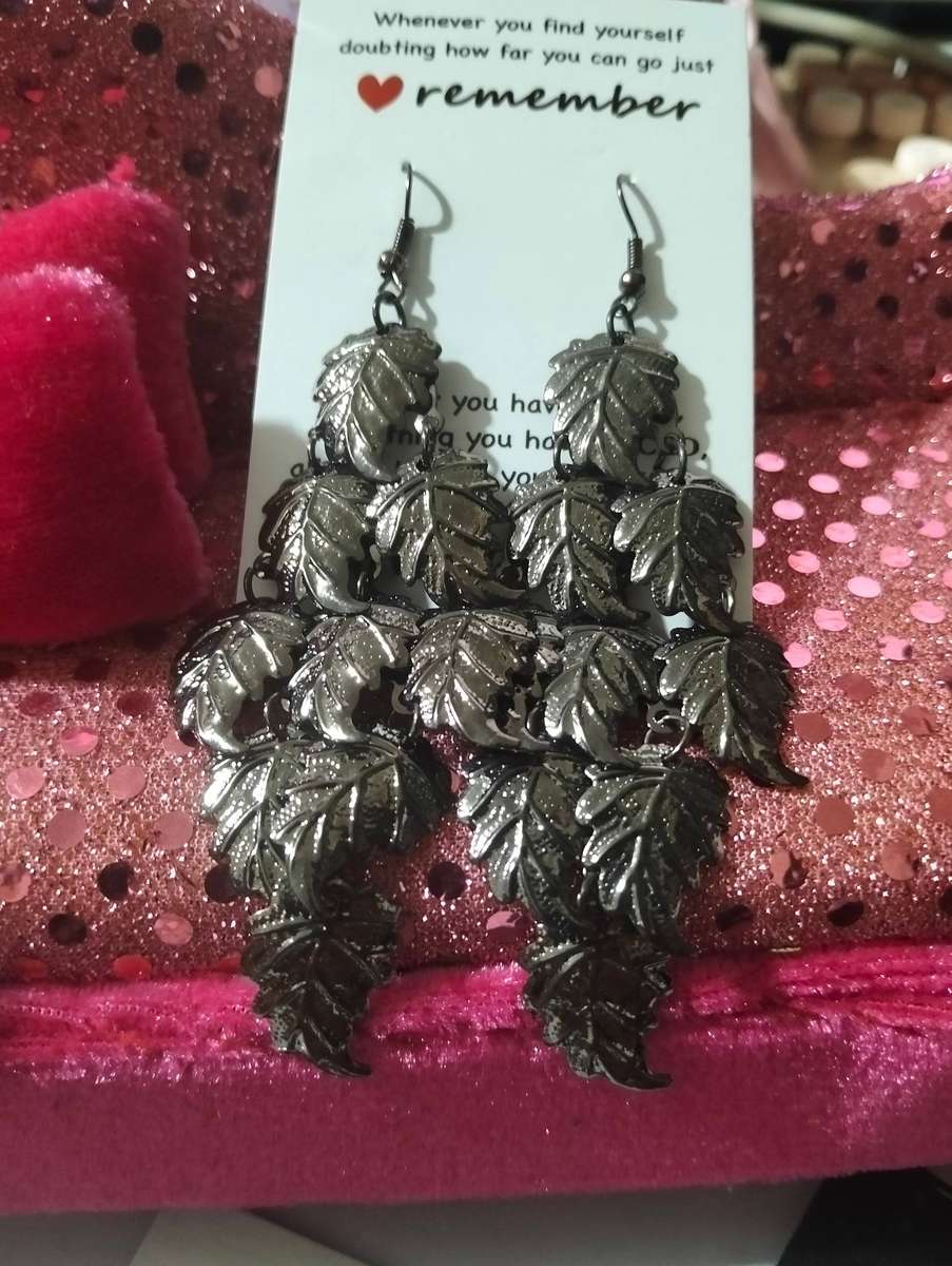 x3 Fashion Long Tassel Metal Ear Stud Dangle Hook Earrings