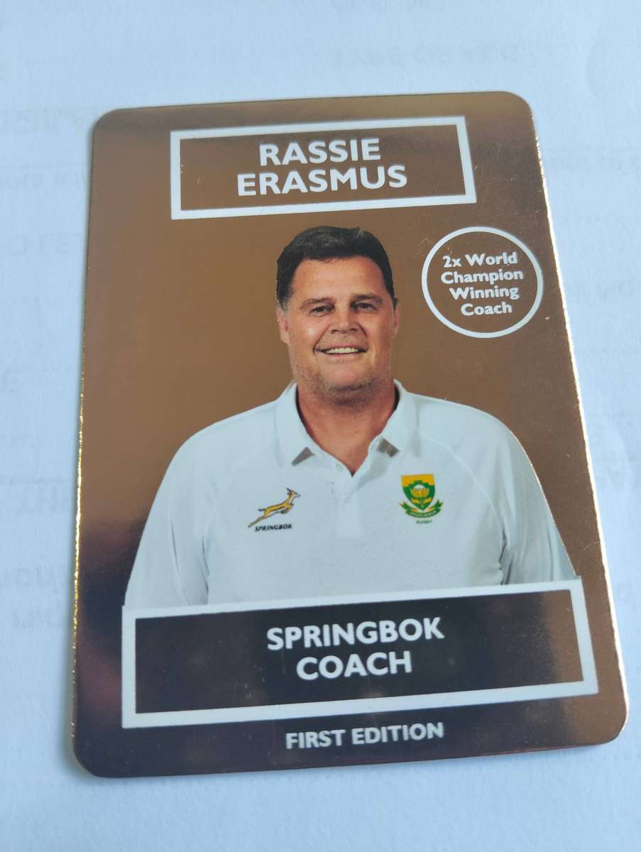 31 x Springbok Pick and Pay Rugby cards - Golden Card