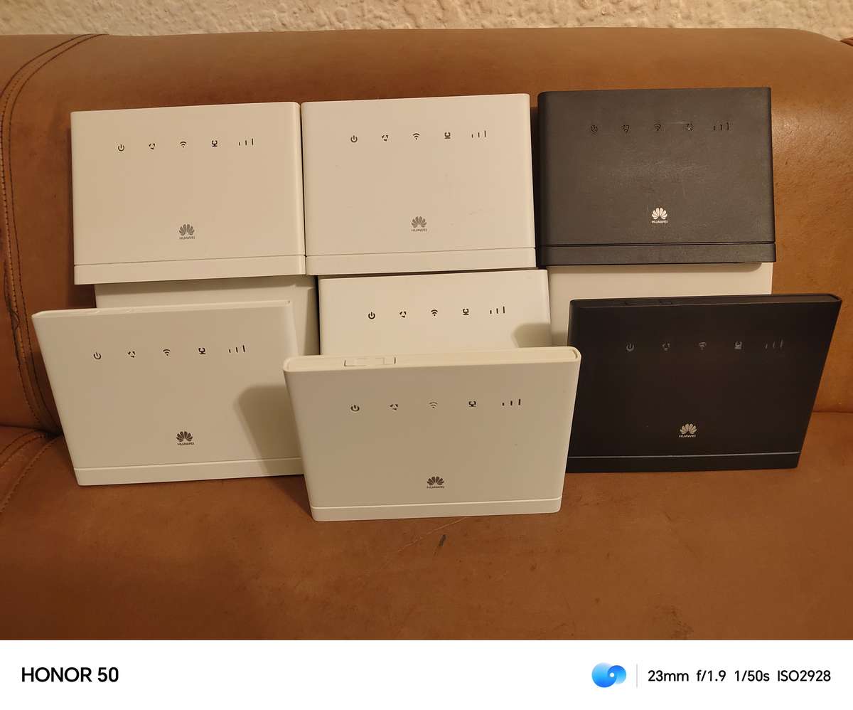 Huawei 4G Router model B315s (It take a SIM CARD) up to 32 users