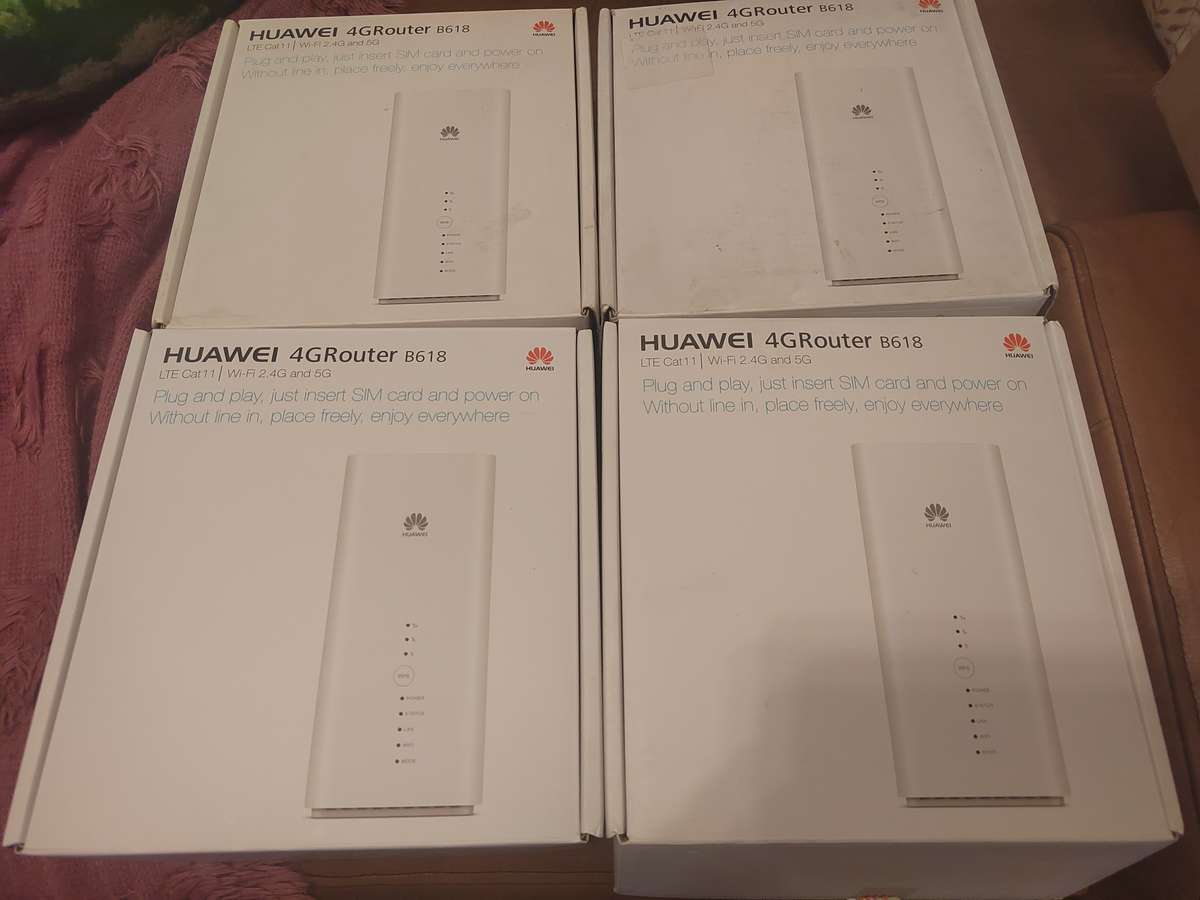 Huawei B618 4G LTE Router - Takes SIM Card 64 Devices