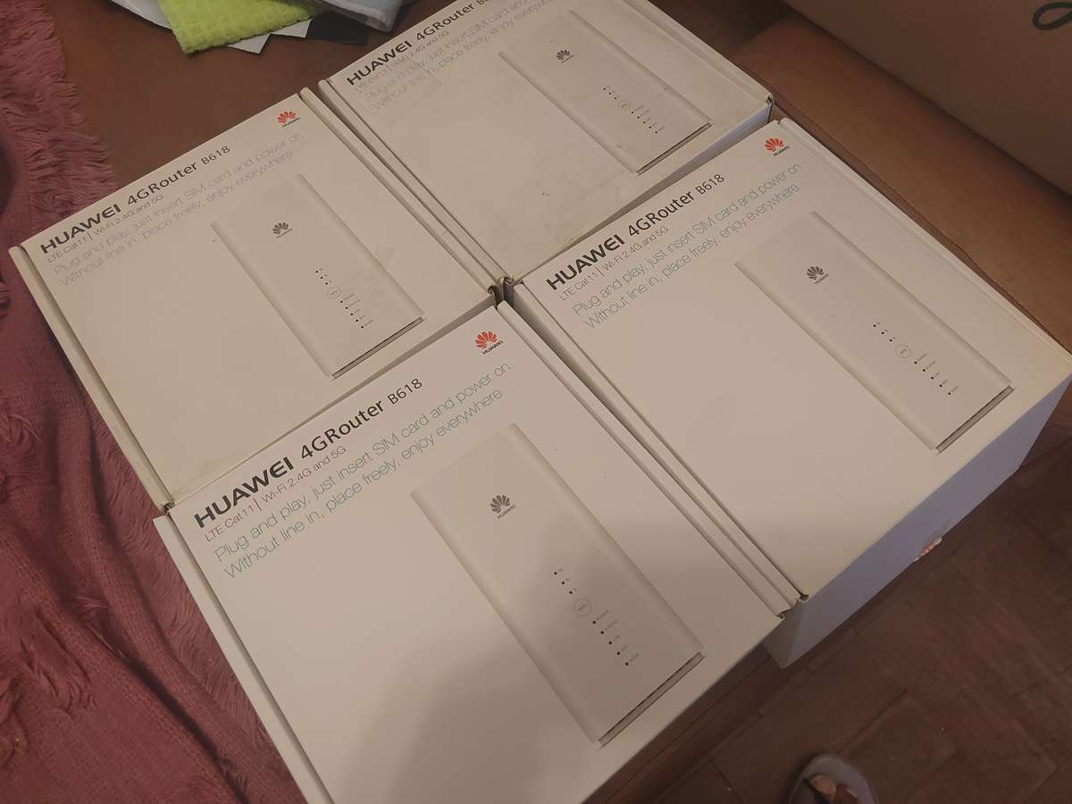 Huawei B618 4G LTE Router - Takes SIM Card 64 Devices