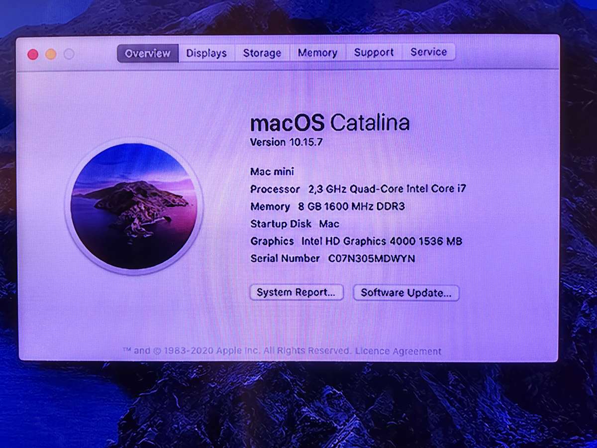 2012 Apple Mac Mini Server | Intel Quad Core i7, 8GB Ram, 1TB