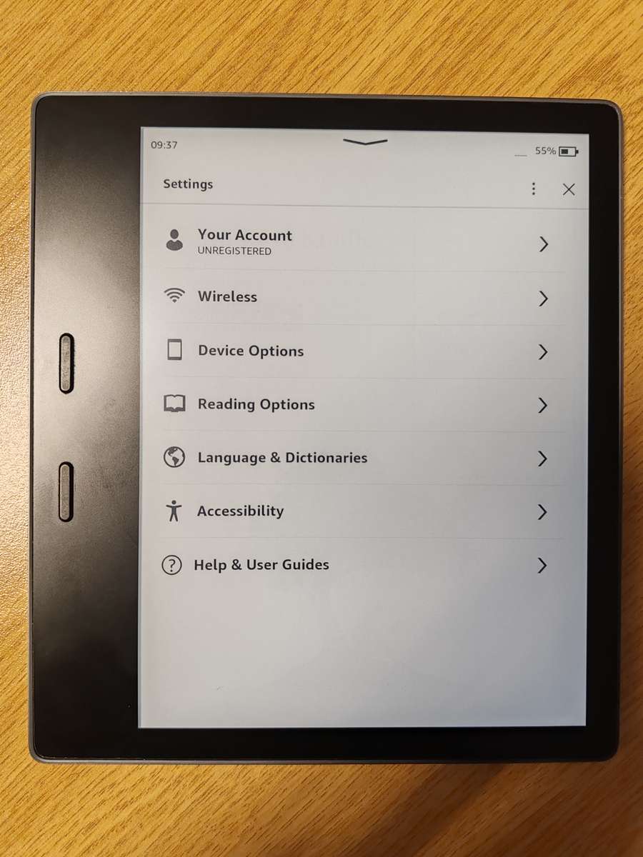 Kindle Oasis 10th gen 32GB Model number - G0011L
