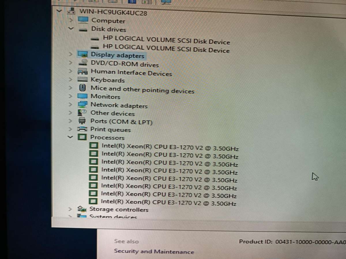 HP Proliant ML310e Gen 8 SERVER