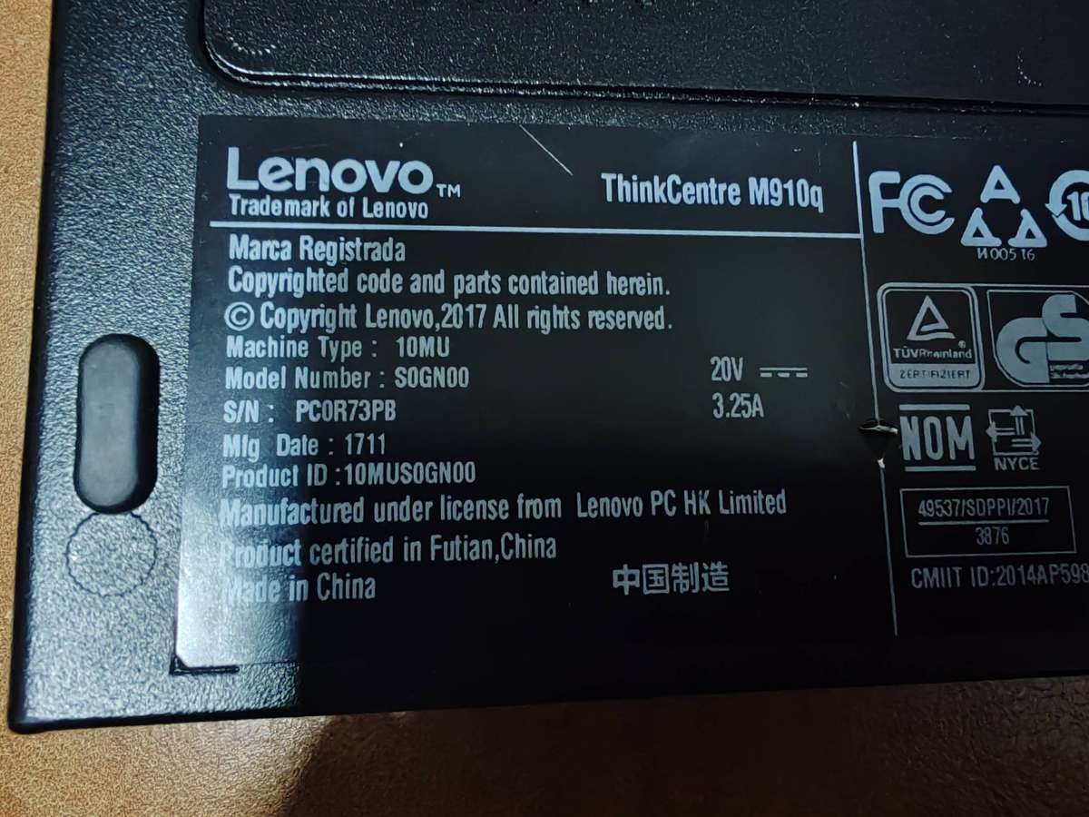 Lenovo ThinkCentre M910q  i5 6th gen Ref8