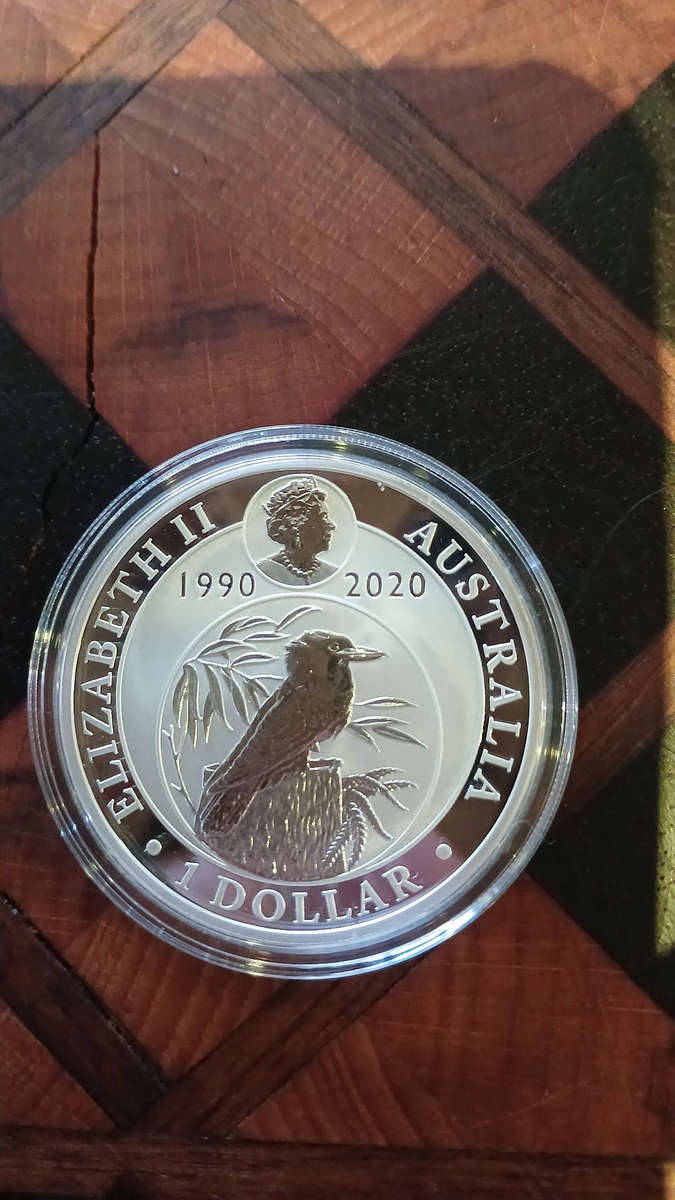 30th anniversary Kookaburras 1 oz silver