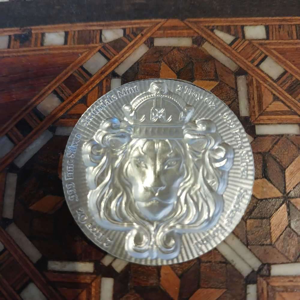 Scottsdale 2 Oz silver stacker coin