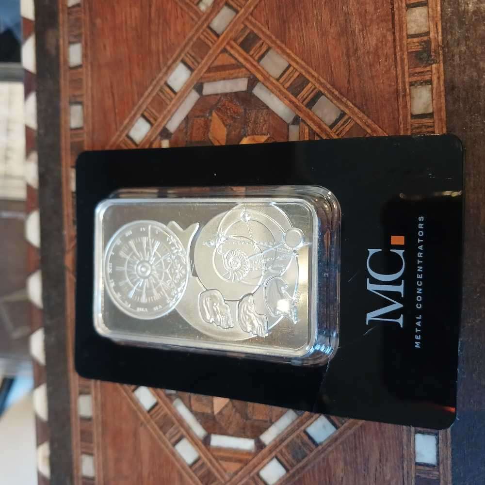 100 Gram MC silver Bar