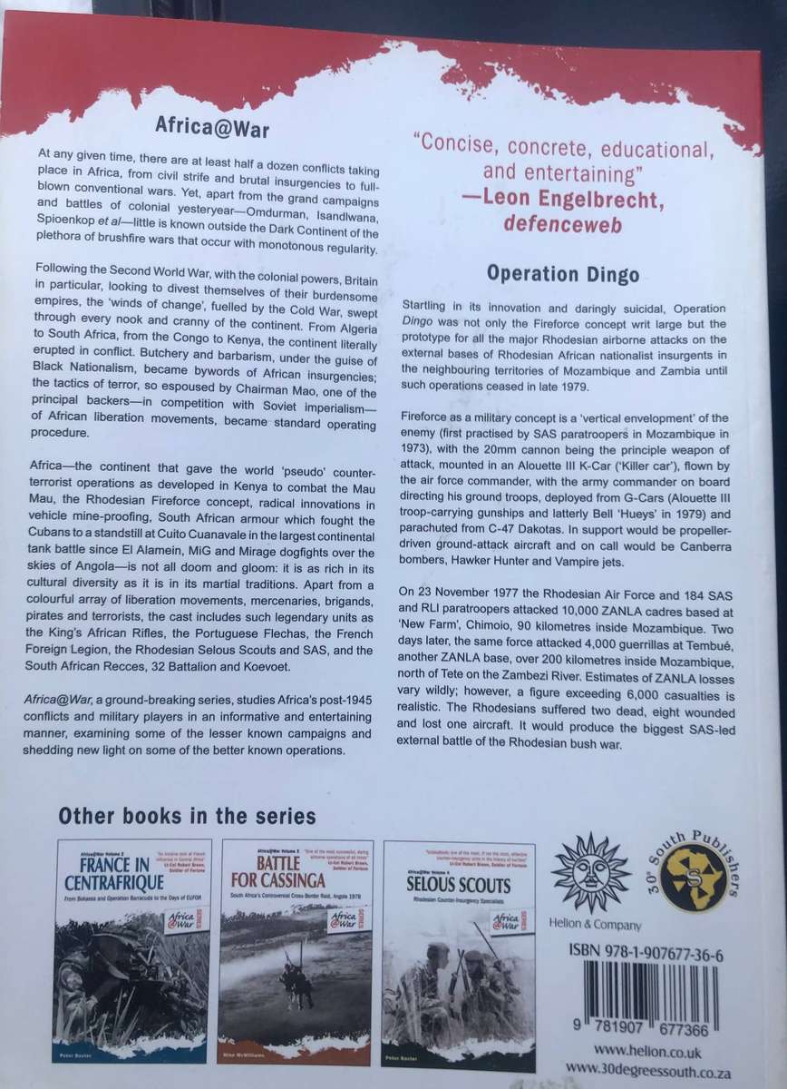 Operation Dingo , Rhodesian Raid on Chimiio and Tembué - Africa @War series 1