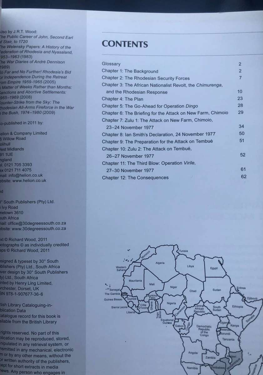 Operation Dingo , Rhodesian Raid on Chimiio and Tembué - Africa @War series 1