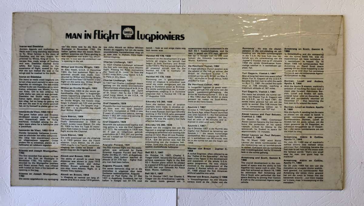 Shell Pioneers of Flight