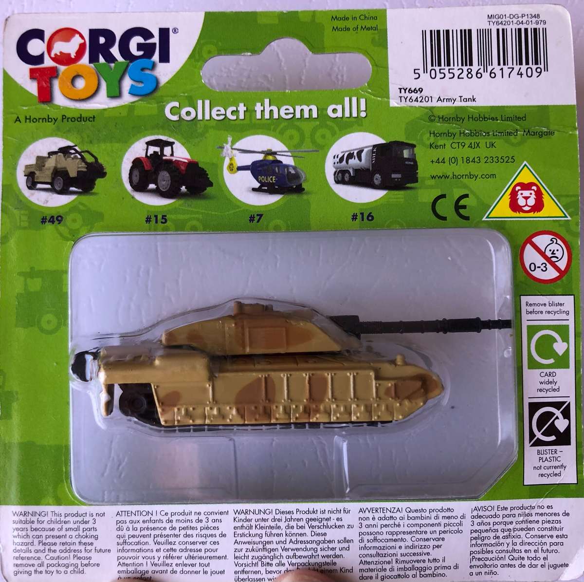 Corgi Military Tank #27