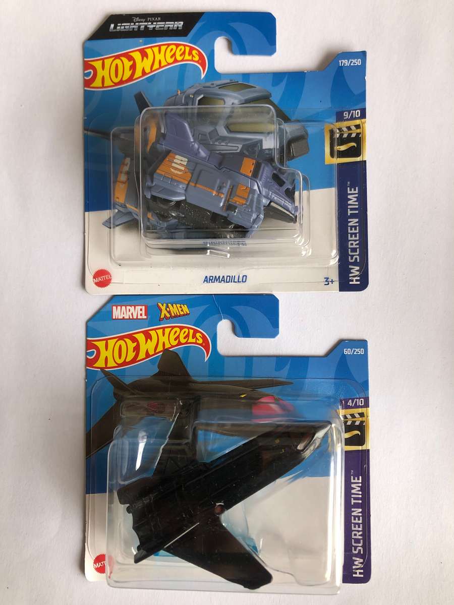 Hotwheels x2 Armadillo and X-Jet