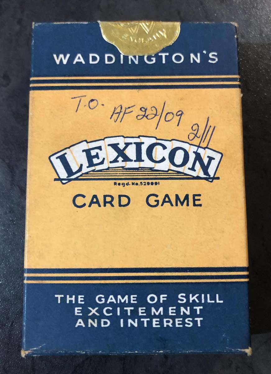 Waddingtons Lexicon card game