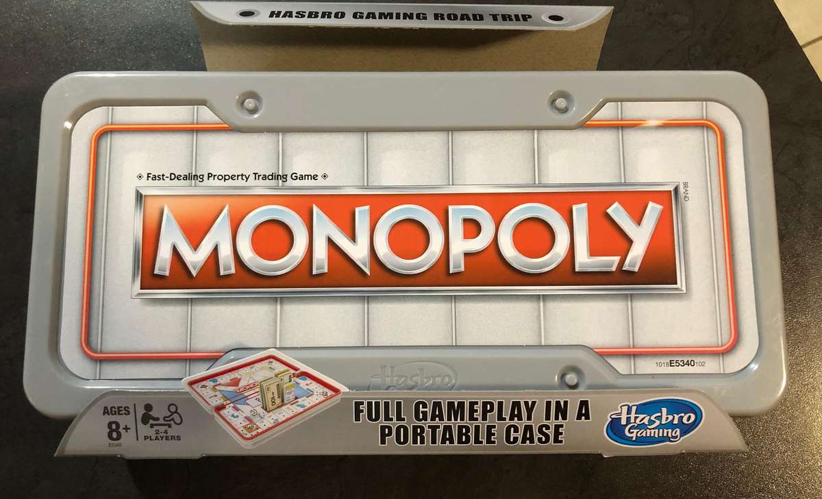 Monopoly Road Trip portable case