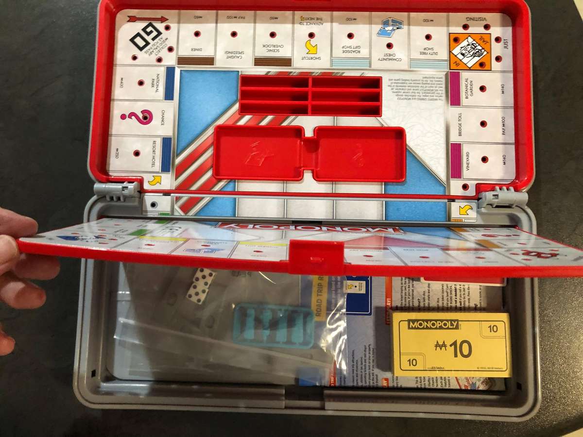 Monopoly Road Trip portable case