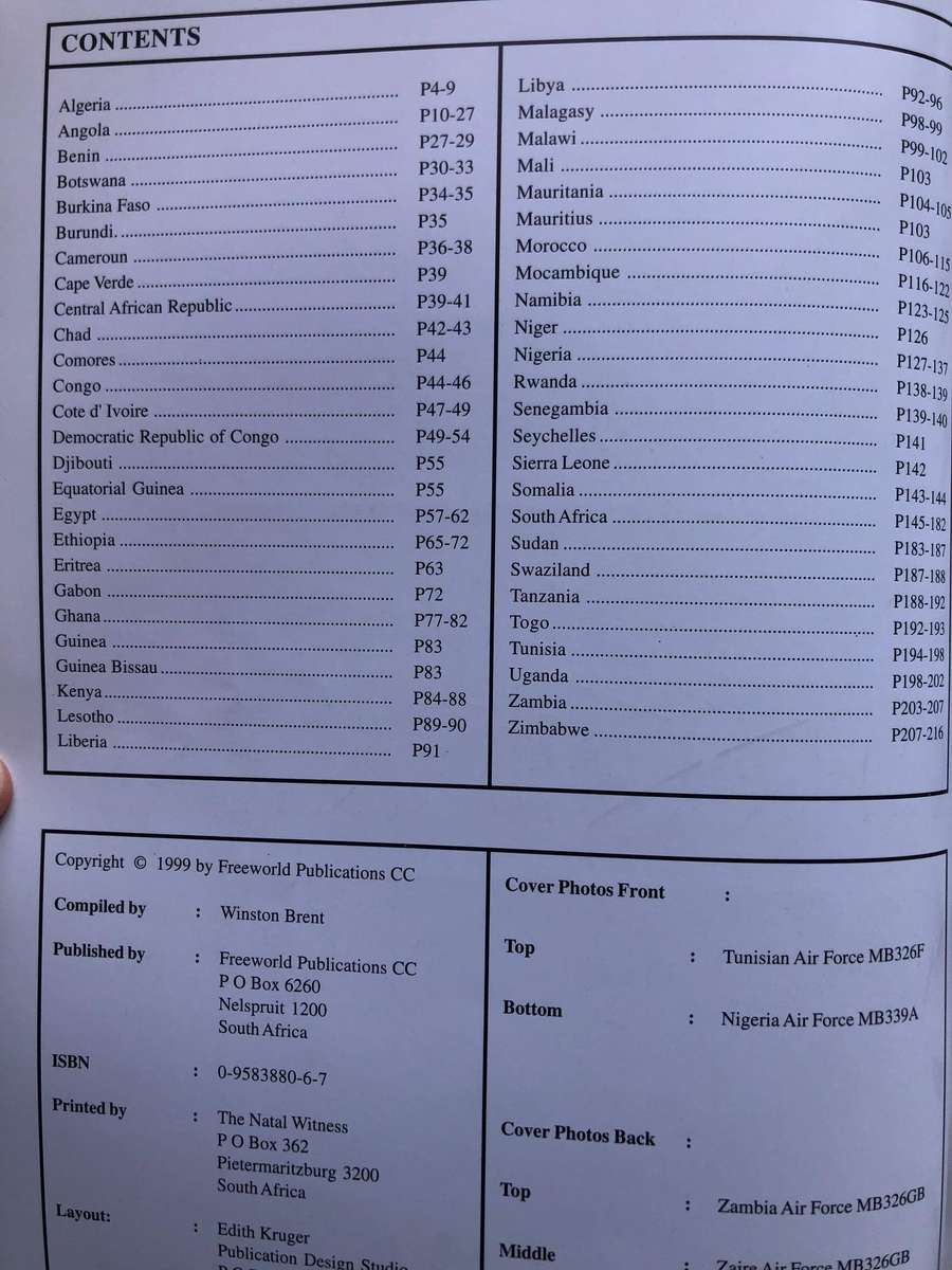 African Air Forces - Winston Brent - African Aviation Services