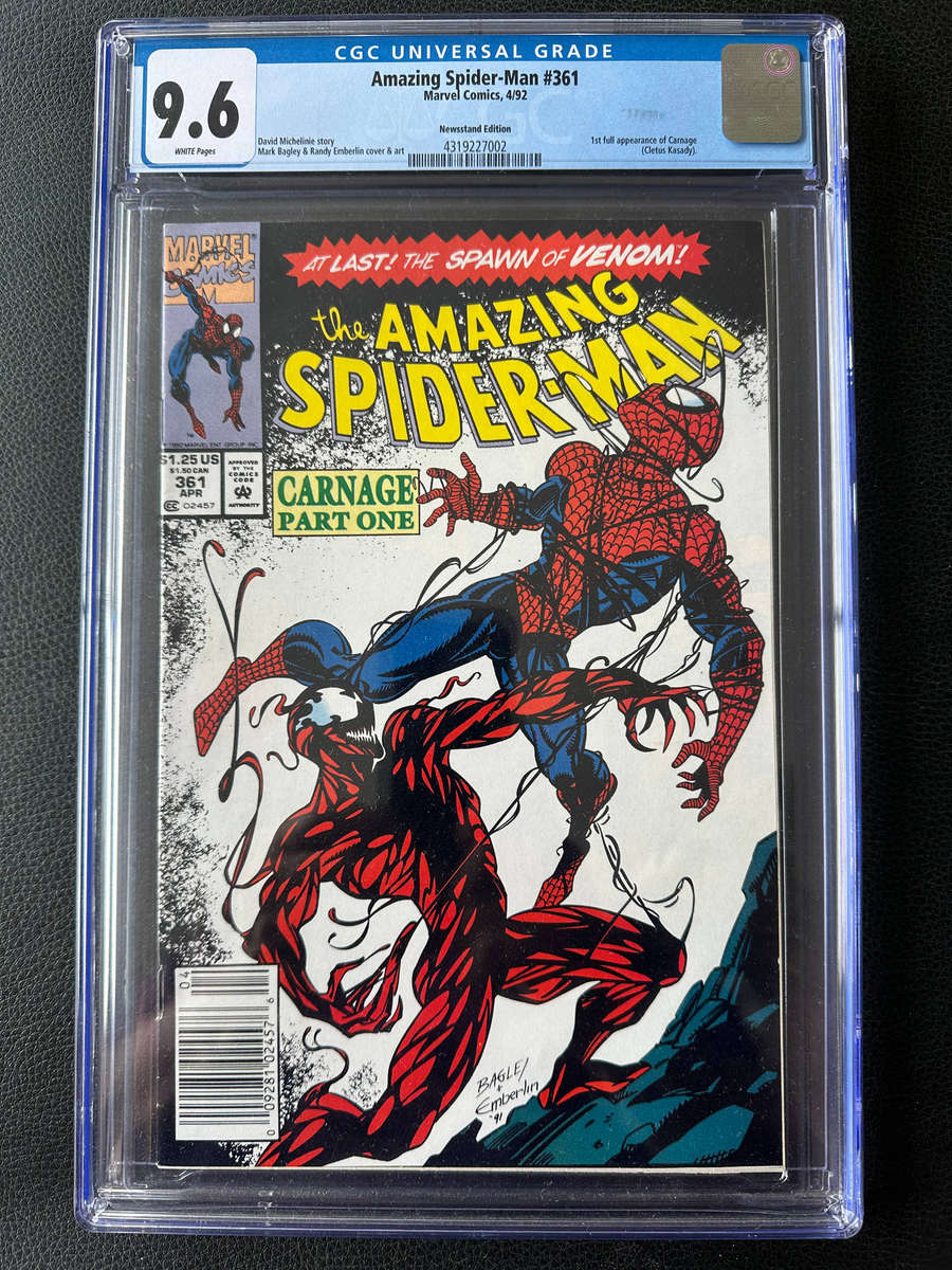 CGC 9.6 graded The Amazing Spider-Man #361