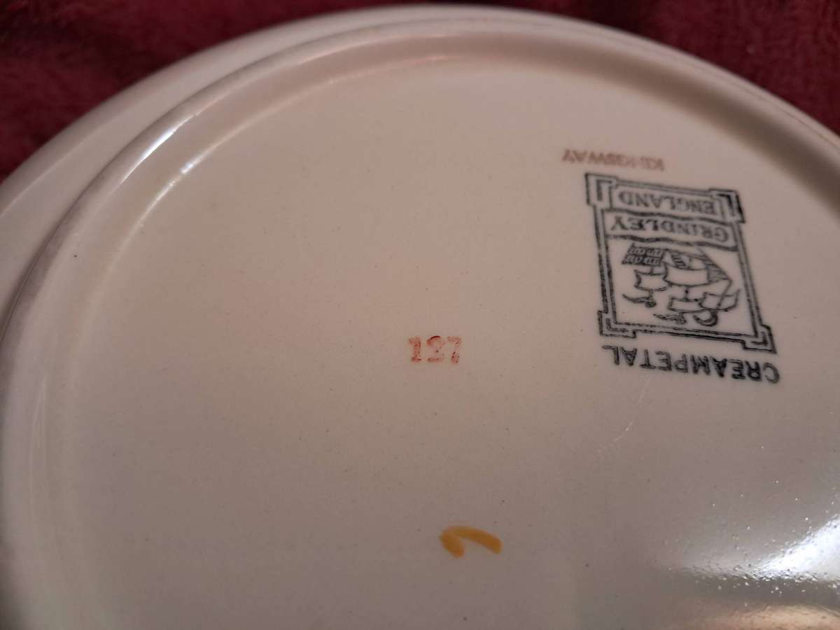 Grindley Cream Petal Serving Bowl