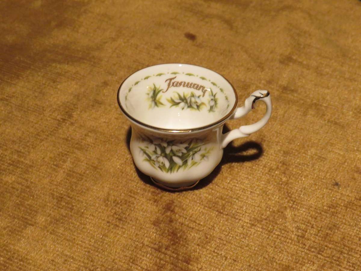 Royal Albert Flower OF The Month  Snowdrops Collectable