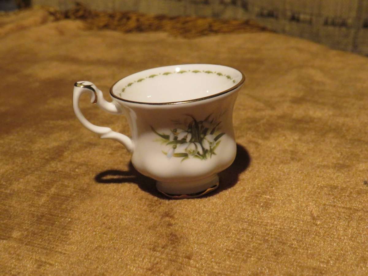 Royal Albert Flower OF The Month  Snowdrops Collectable