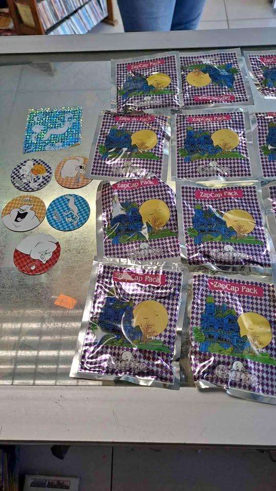 Zap cap Casper Tazos New Sealed in Packet