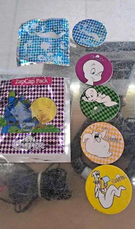 Zap cap Casper Tazos New Sealed in Packet