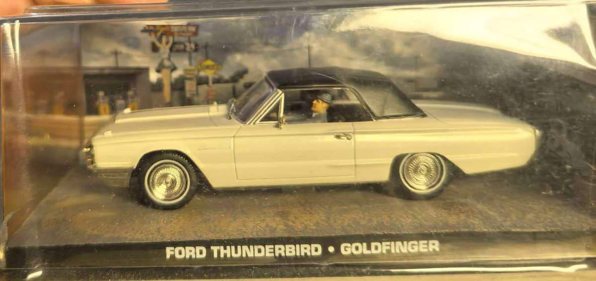 James Bond Ford Thunderbird Model Car - Die Cast Collectable Toy