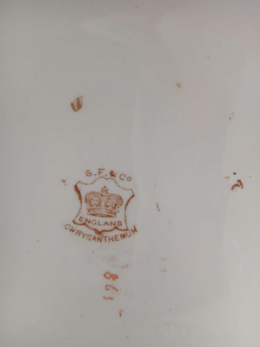 Vintage SF & Co Chrysanthemum Cheesekeeper