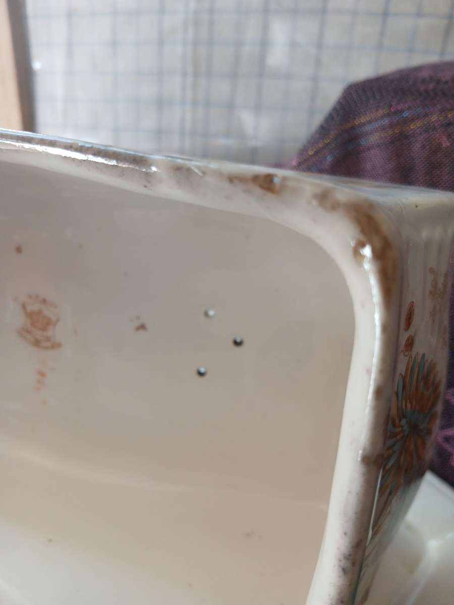 Vintage SF & Co Chrysanthemum Cheesekeeper