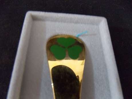 Wood Sorrel Silver Spoon Plated Gold