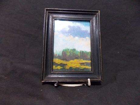 Small Oil Original Painting with Frame