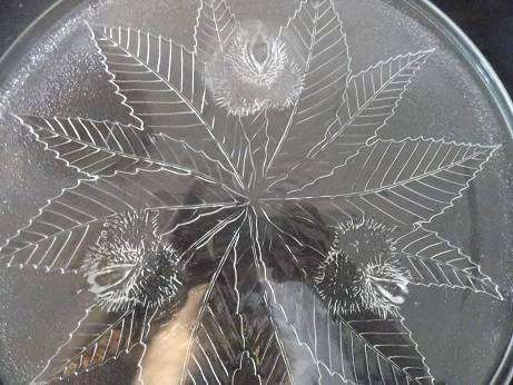 Beautiful Cut Glass Platter