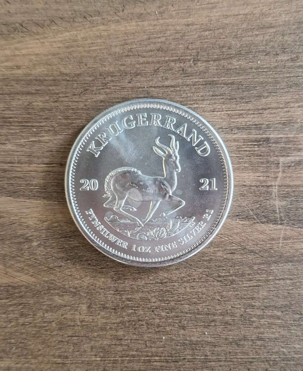 2021 Krugerrand Silver Coins. (IN CAPSULES)