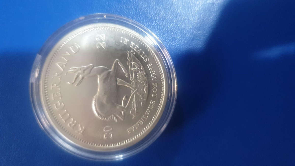 2022 Krugerrand Silver Coins. (IN CAPSULES)