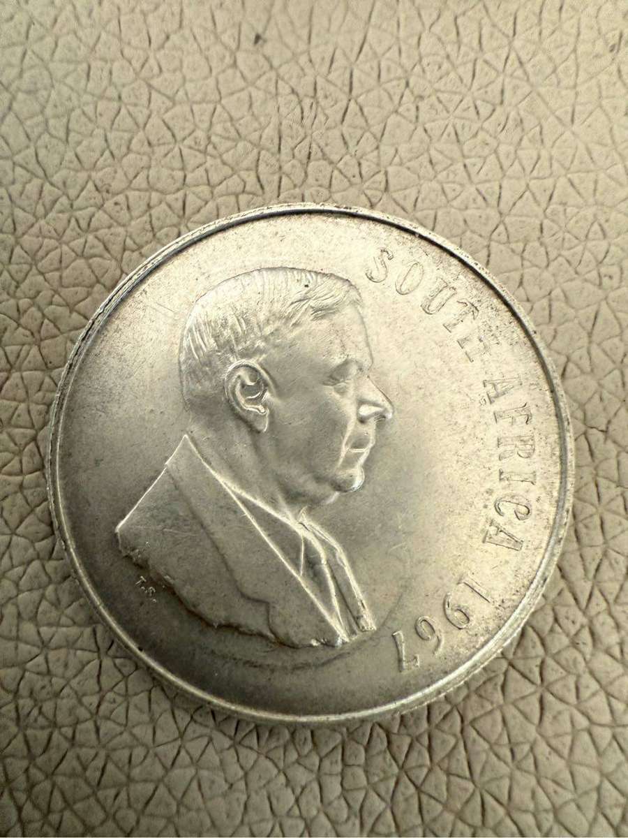 1967 R1 Coin Death of Verwoerd
