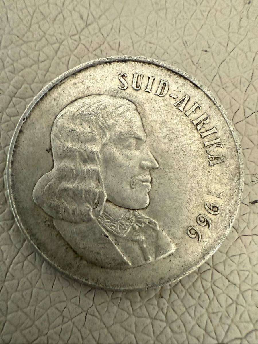 1966 R 1 coin Suid Afrika