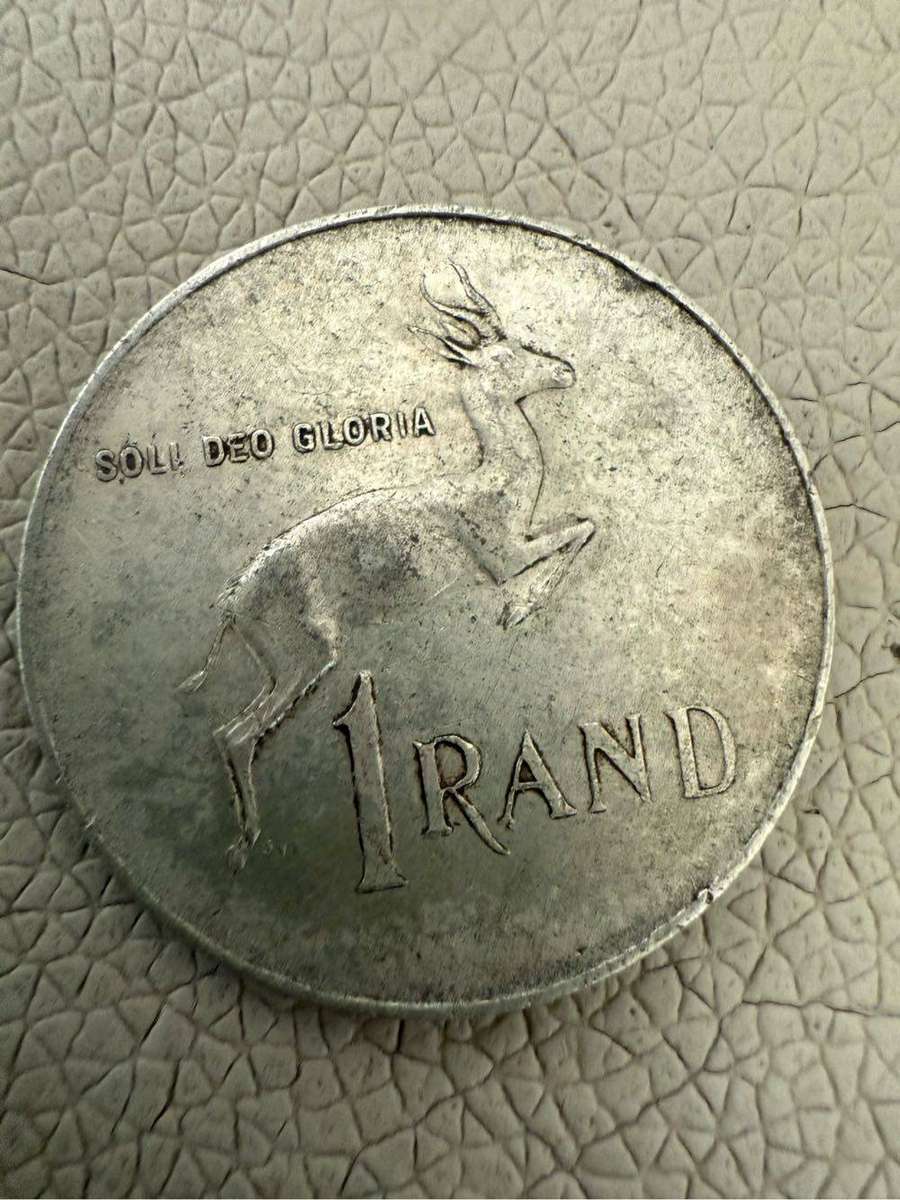 1966 R 1 coin Suid Afrika