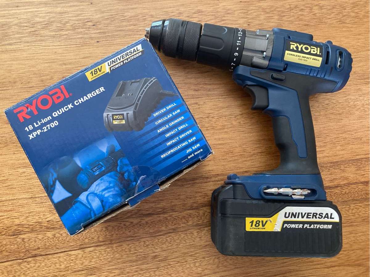 Ryobi - 18v Li-ion cordless impact drill - XHD-1820