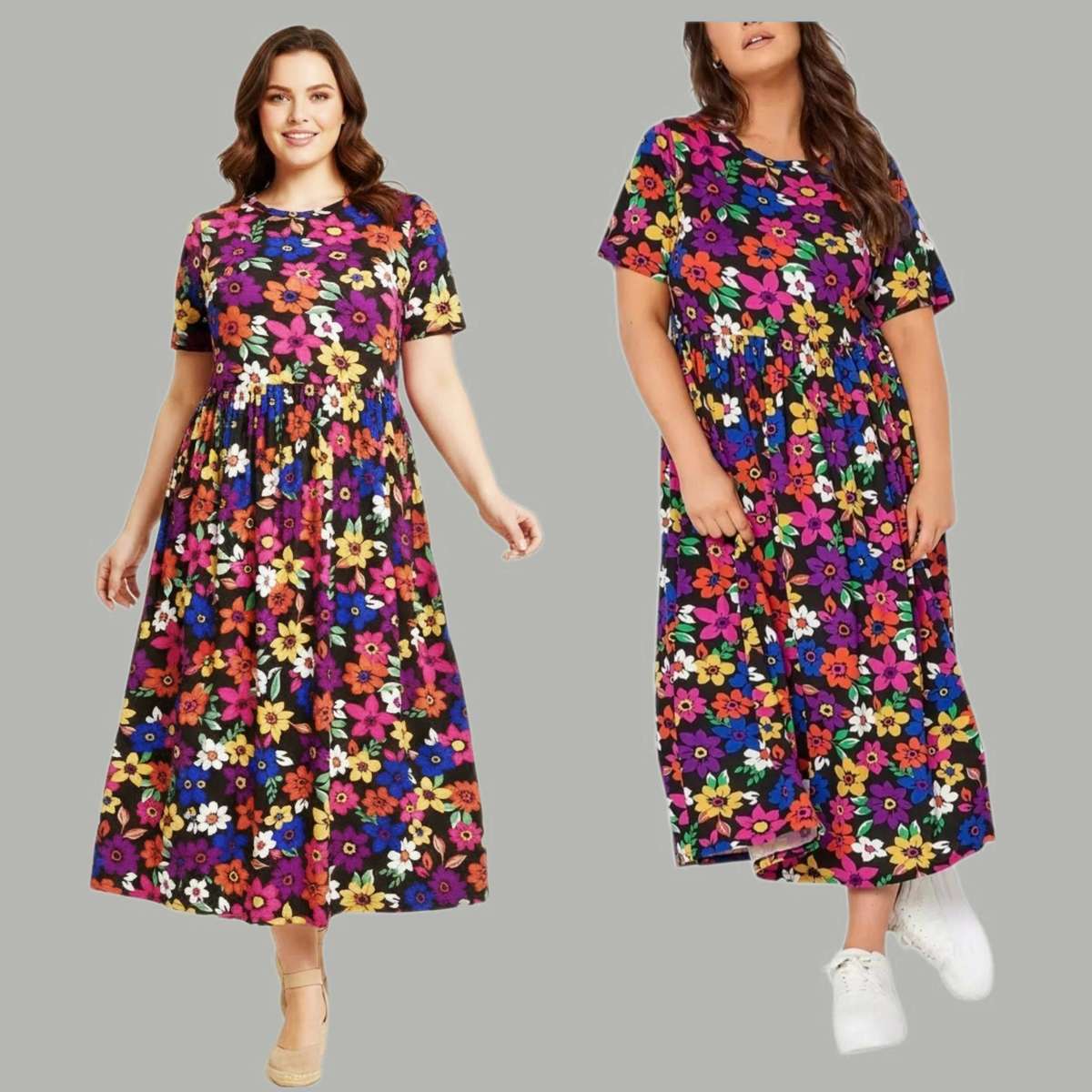 NEW Floral Maxi Dress - 3XL